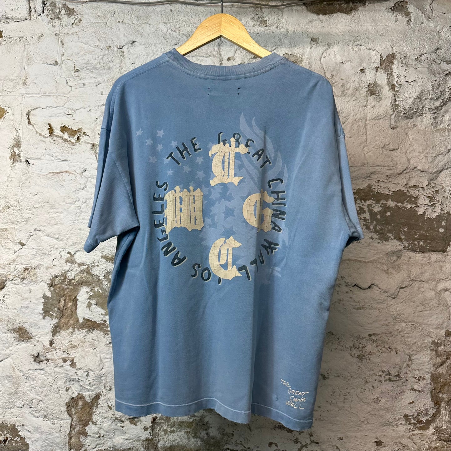 Amiri TGCM Blue Dyed T-shirt Sz M