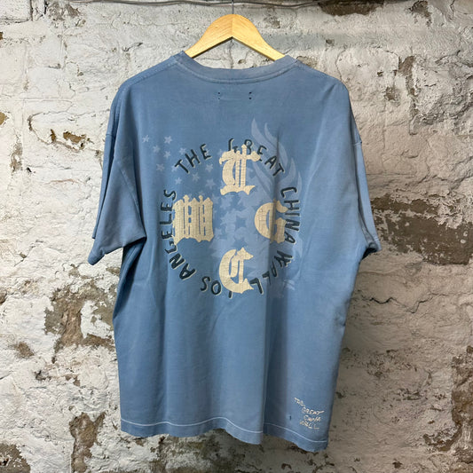 Amiri TGCM Blue Dyed T-shirt Sz M