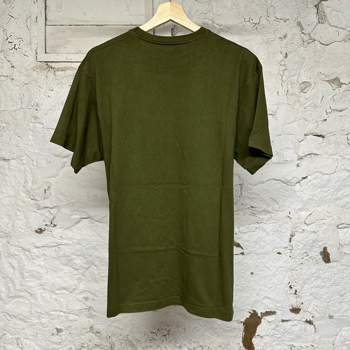 Gucci Spellout Olive T-Shirt Sz M