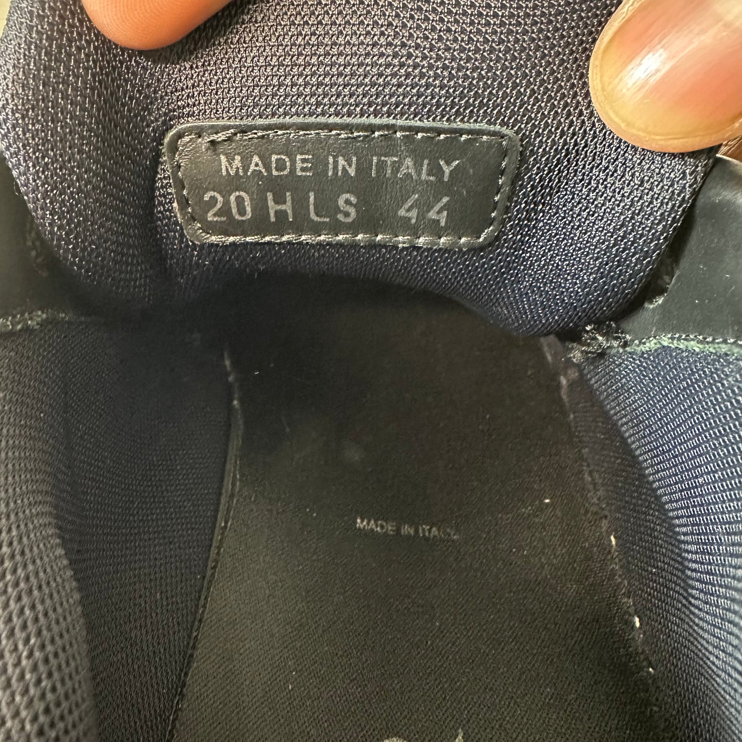 Dior B22 Black White Purple Sneaker Sz 11 (44) No Box