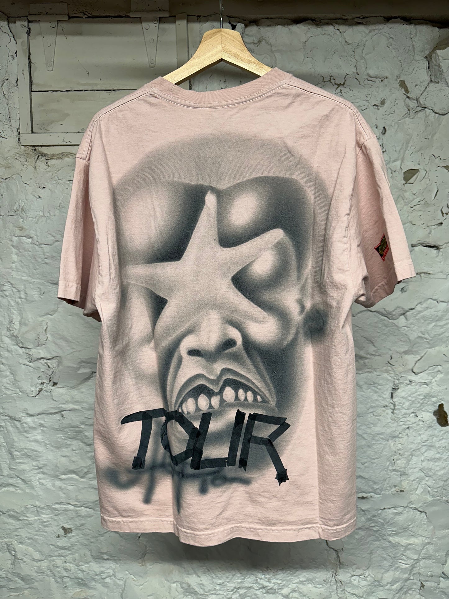 Travis Scott Utopia Front Row Seats Pink T-Shirt Sz L