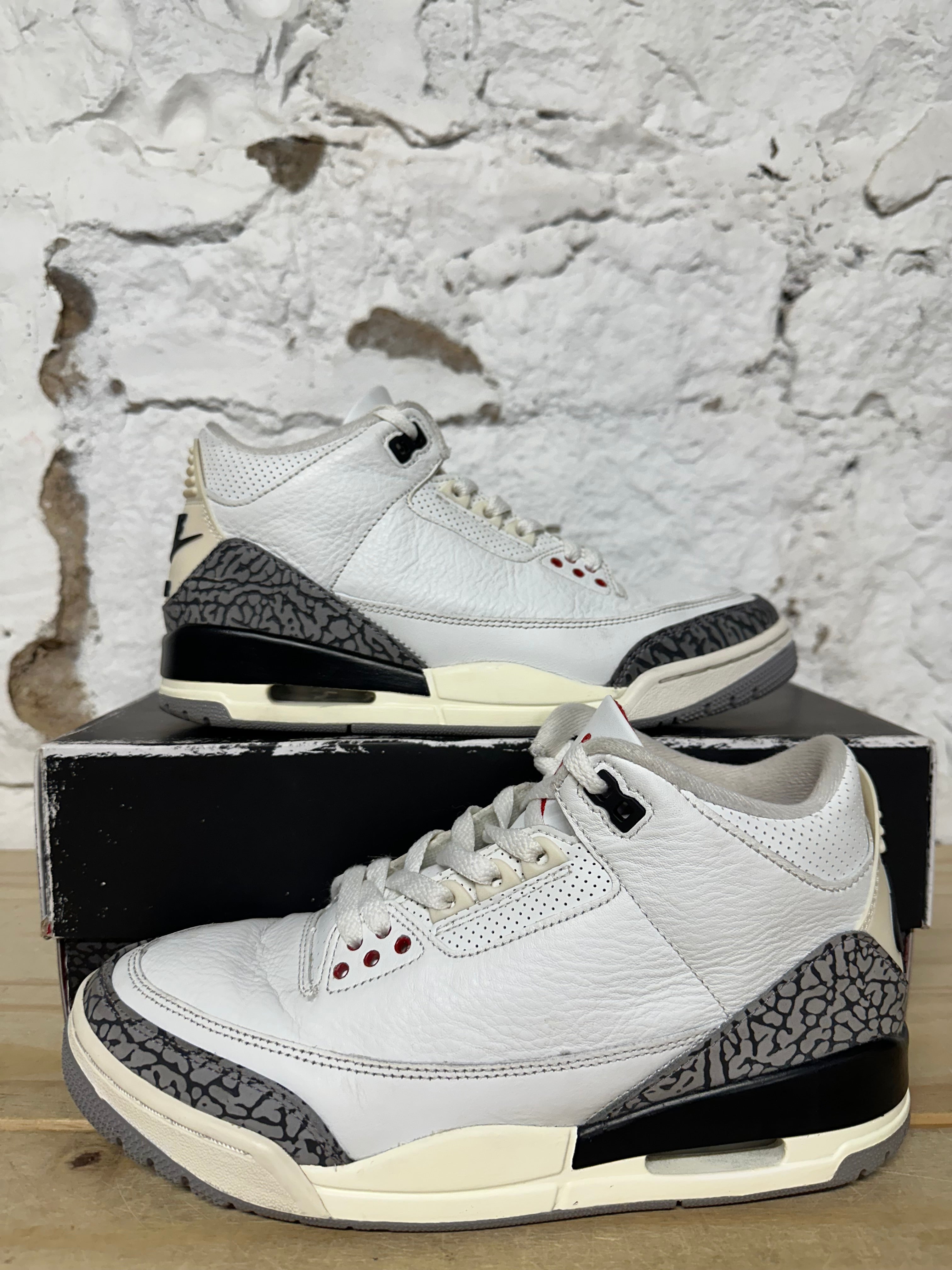 Air Jordan 3 White Cement Reimagined Sz 8