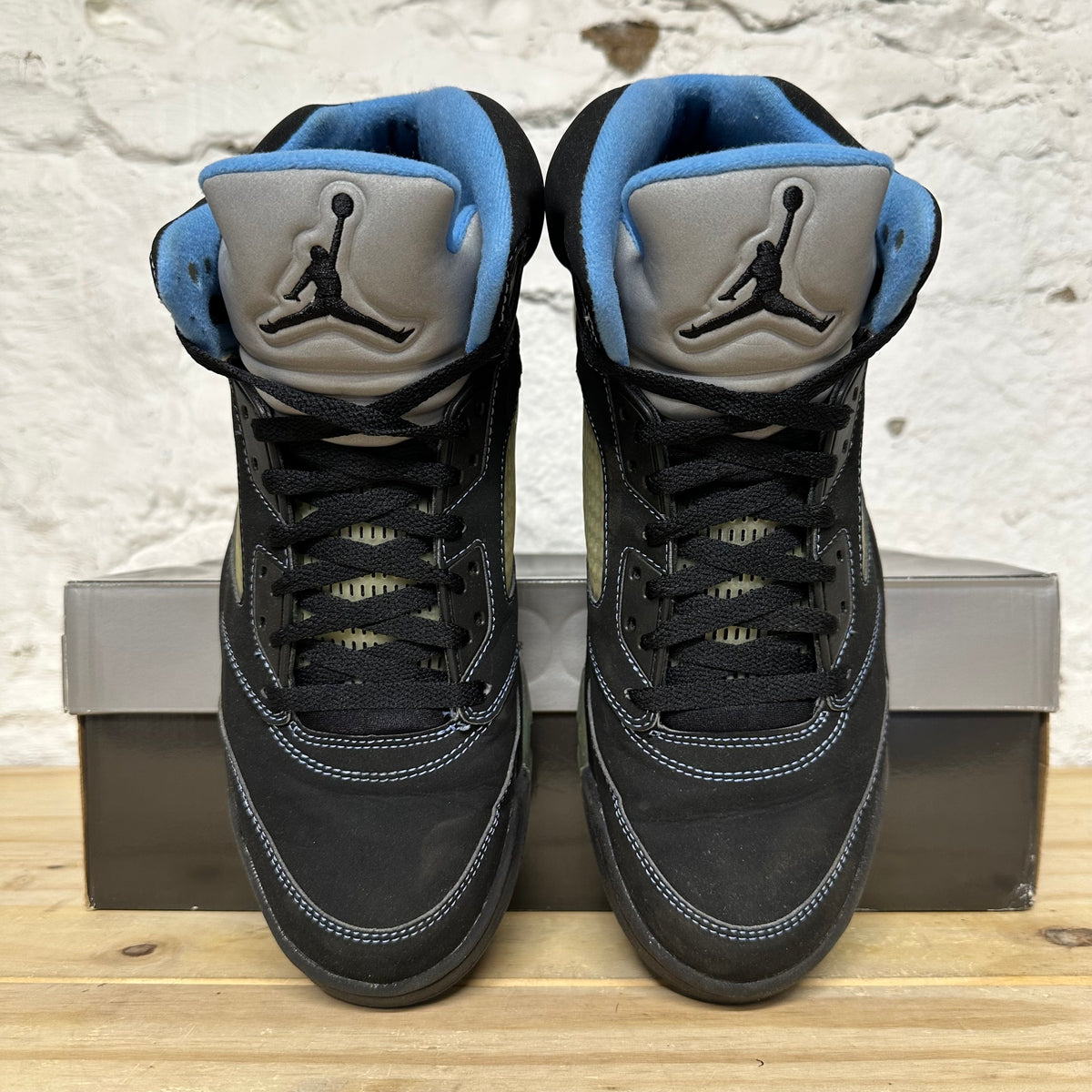 Air Jordan 5 Black University Blue (2006) Sz 10