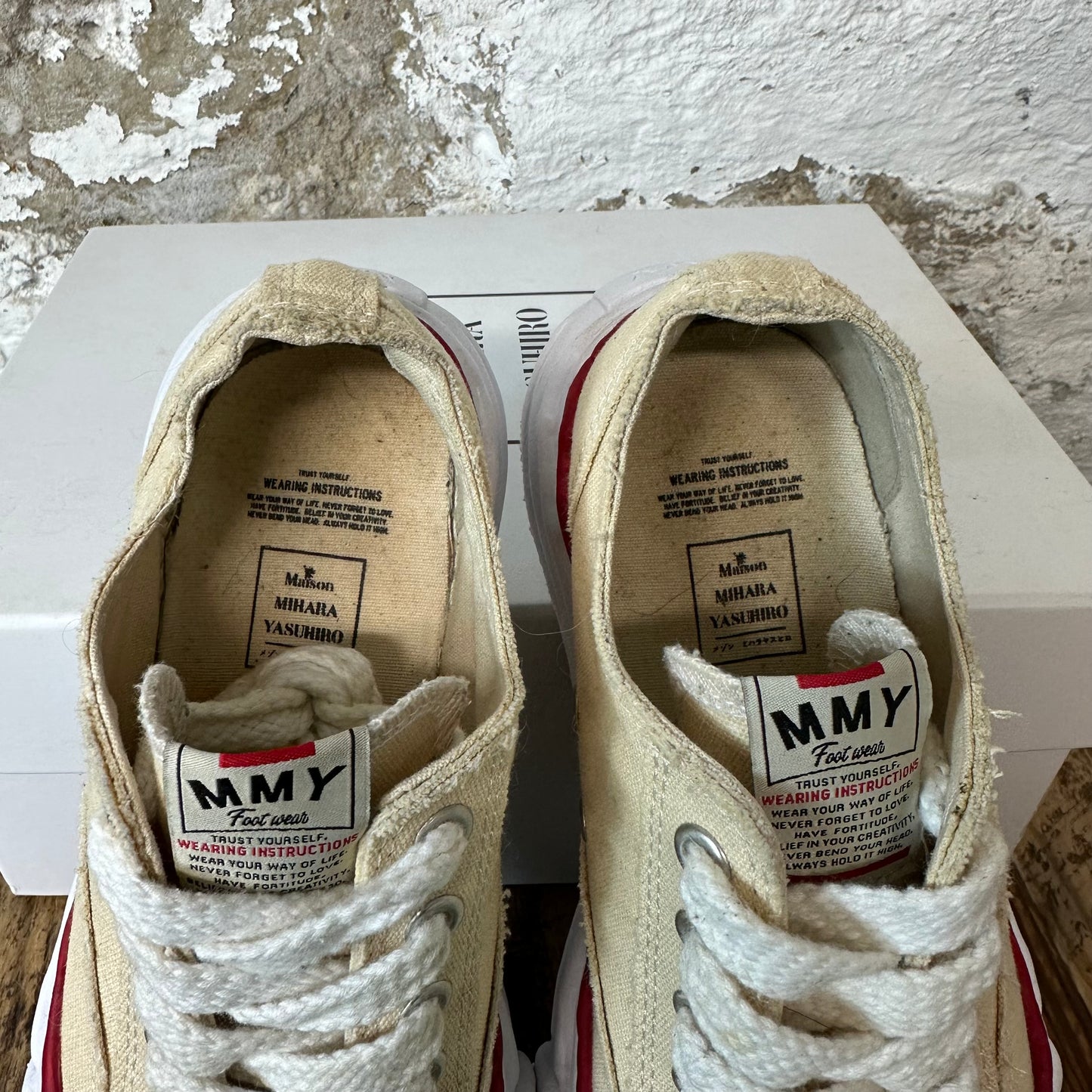 Maison Mihara Peterson Natural White Sneaker Sz 6.5 (39)