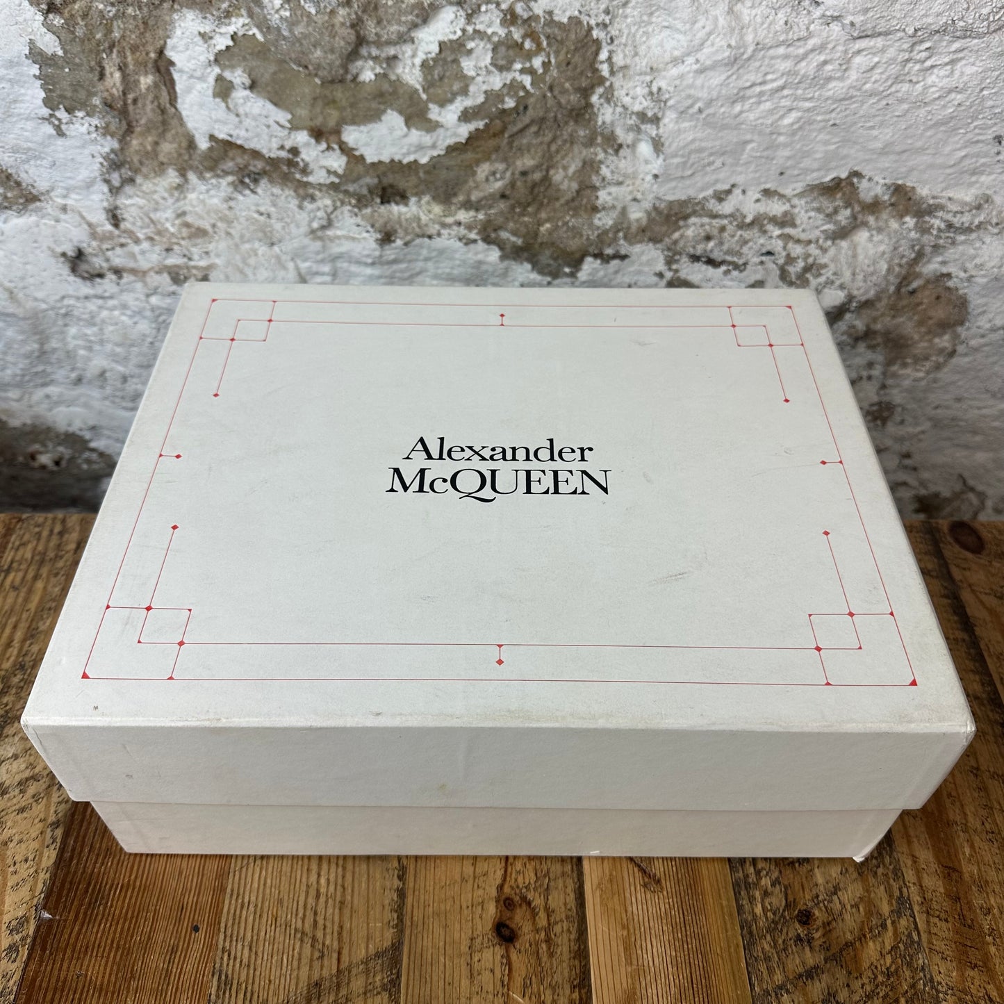 Alexander Mcqueen Triple White Nappa Joey Sneaker Sz 10 (43)