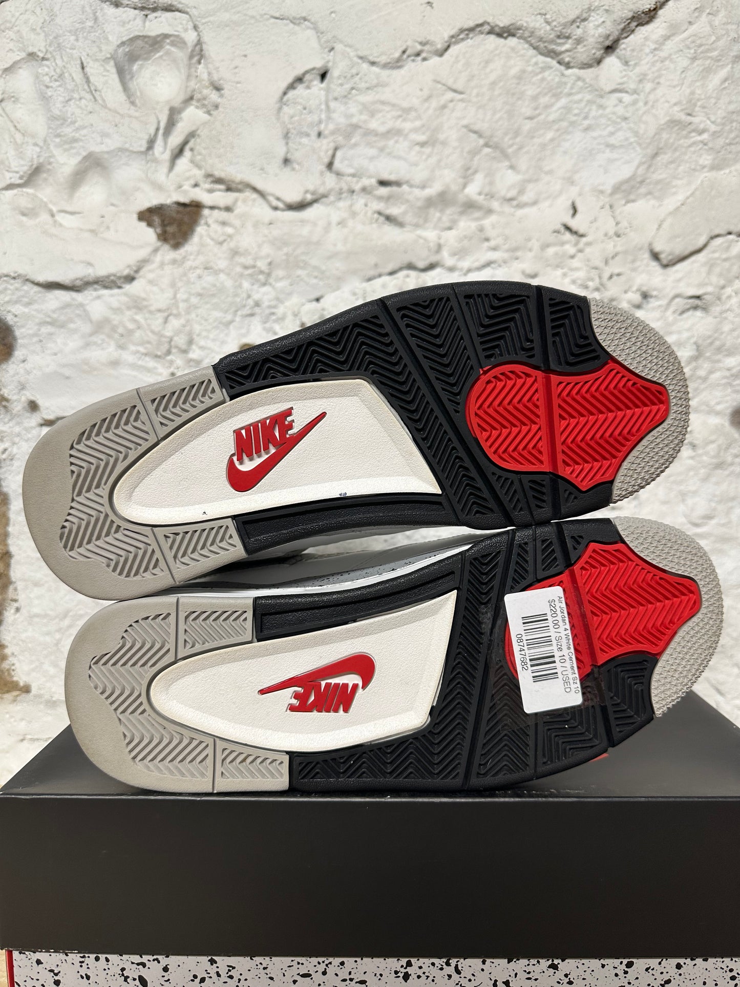 Air Jordan 4 White Cement Sz 10