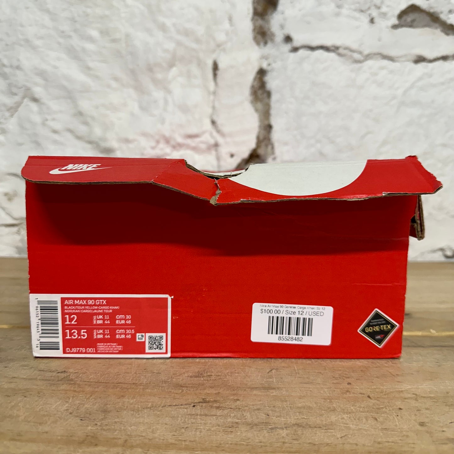Nike Air Max 90 Goretex Cargo Khaki Sz 12