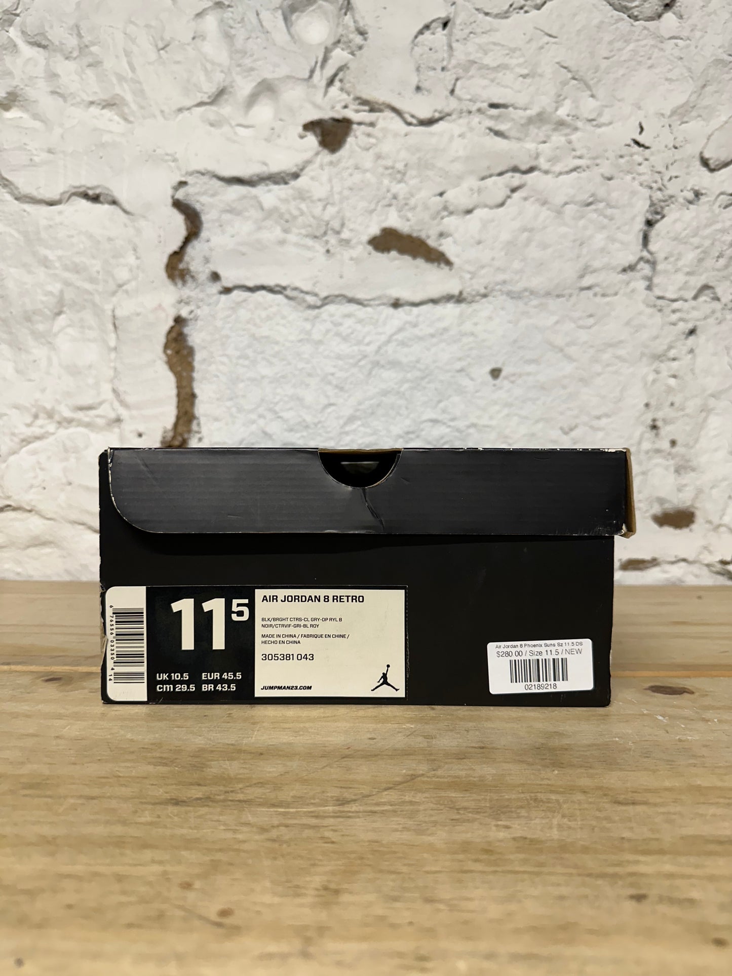 Air Jordan 8 Phoenix Suns Sz 11.5 DS