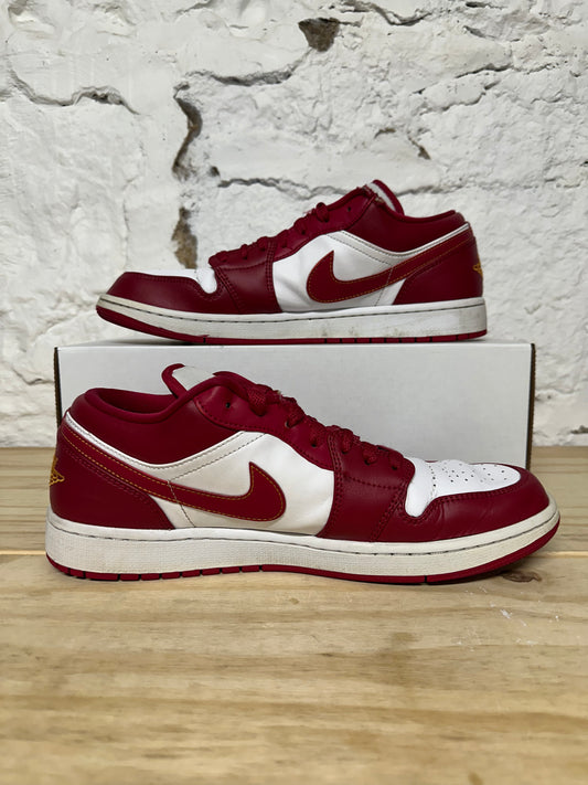 Air Jordan 1 Low Cardinal Red Sz 12.5