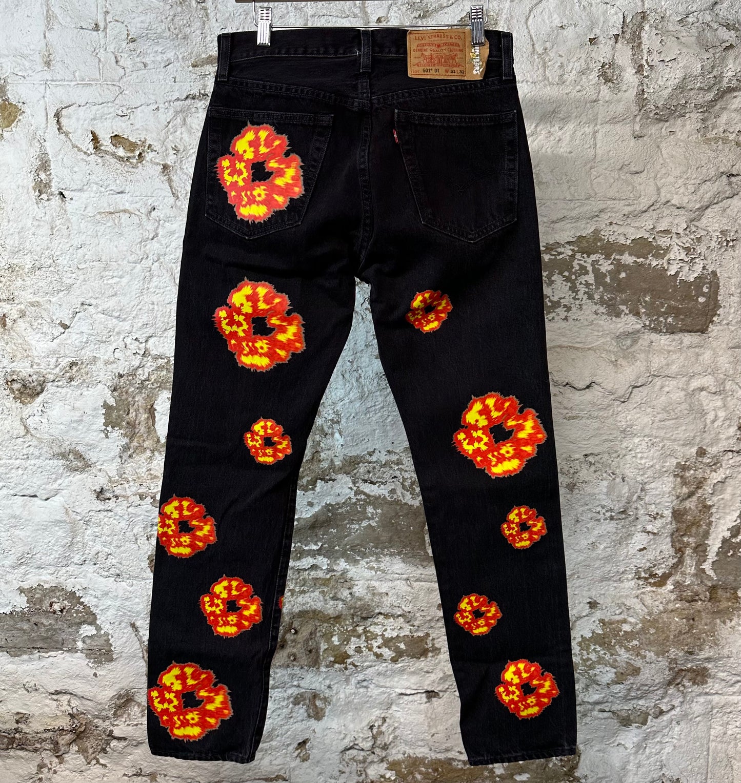 Denim Tears Offset CW Black Denim Jeans Sz 31