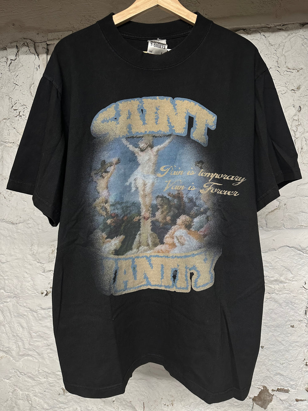 Saint Vanity Pain T-shirt Black Sz L