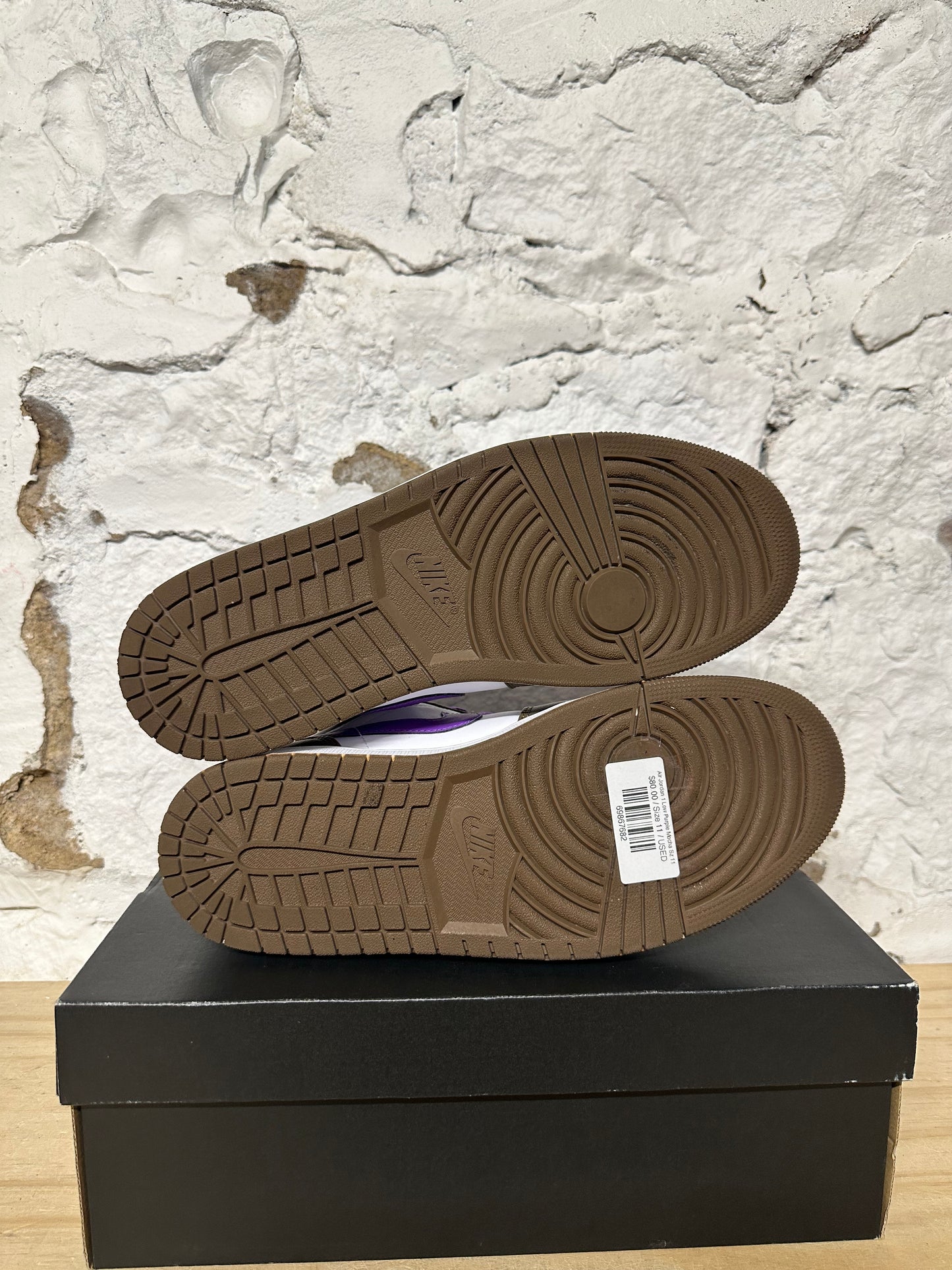 Air Jordan 1 Low Purple Mocha Sz 11