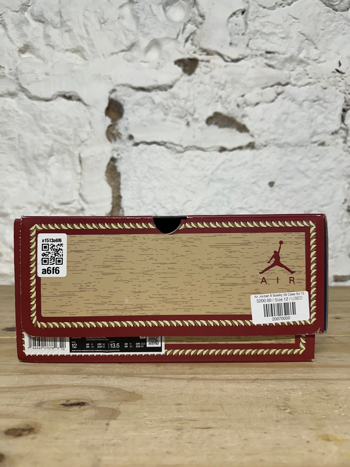 Air Jordan 8 Solefly Mi Casa Sz 12
