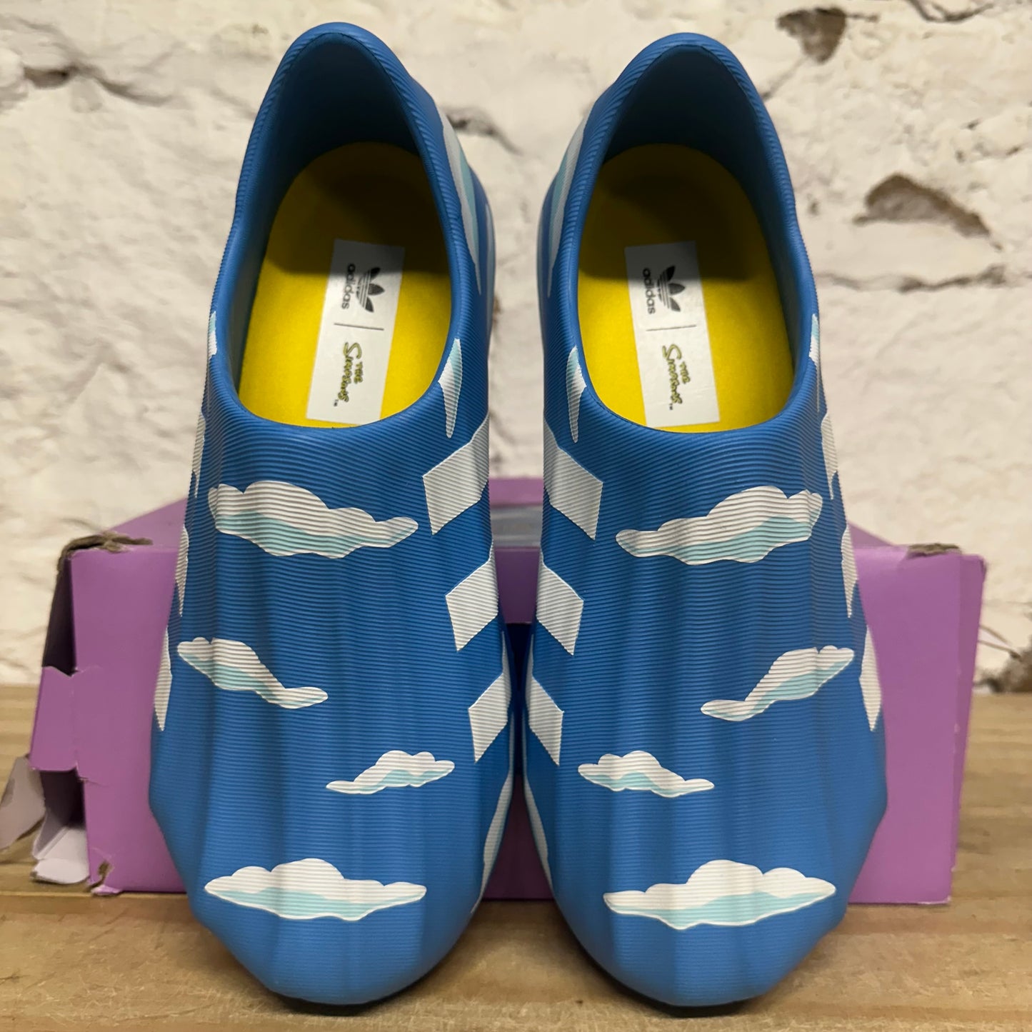 Adidas Adifom Superstar The Simpsons Clouds Sz 10
