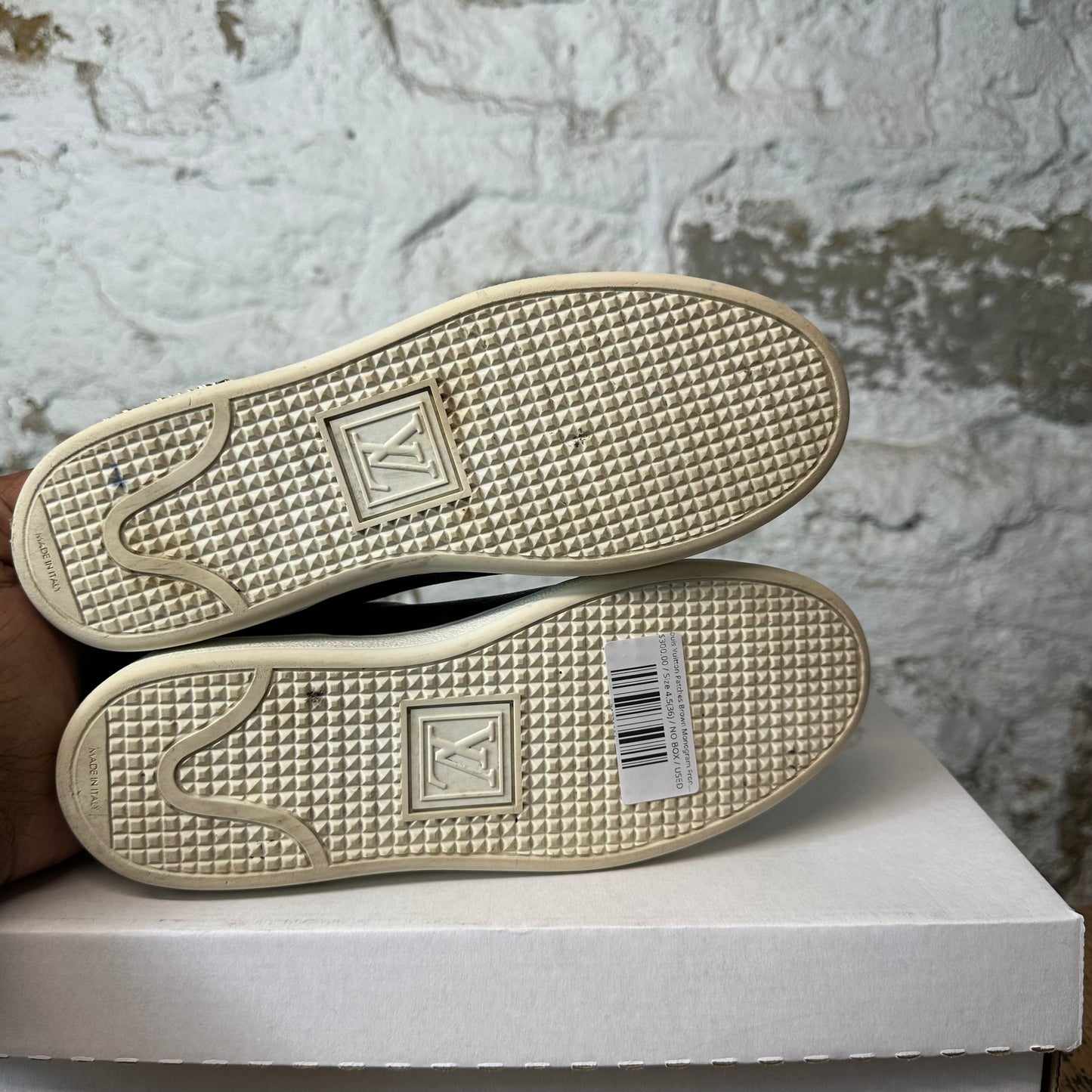 Louis Vuitton Patches Brown Monogram Front Row Sneaker Sz 4.5 (36)