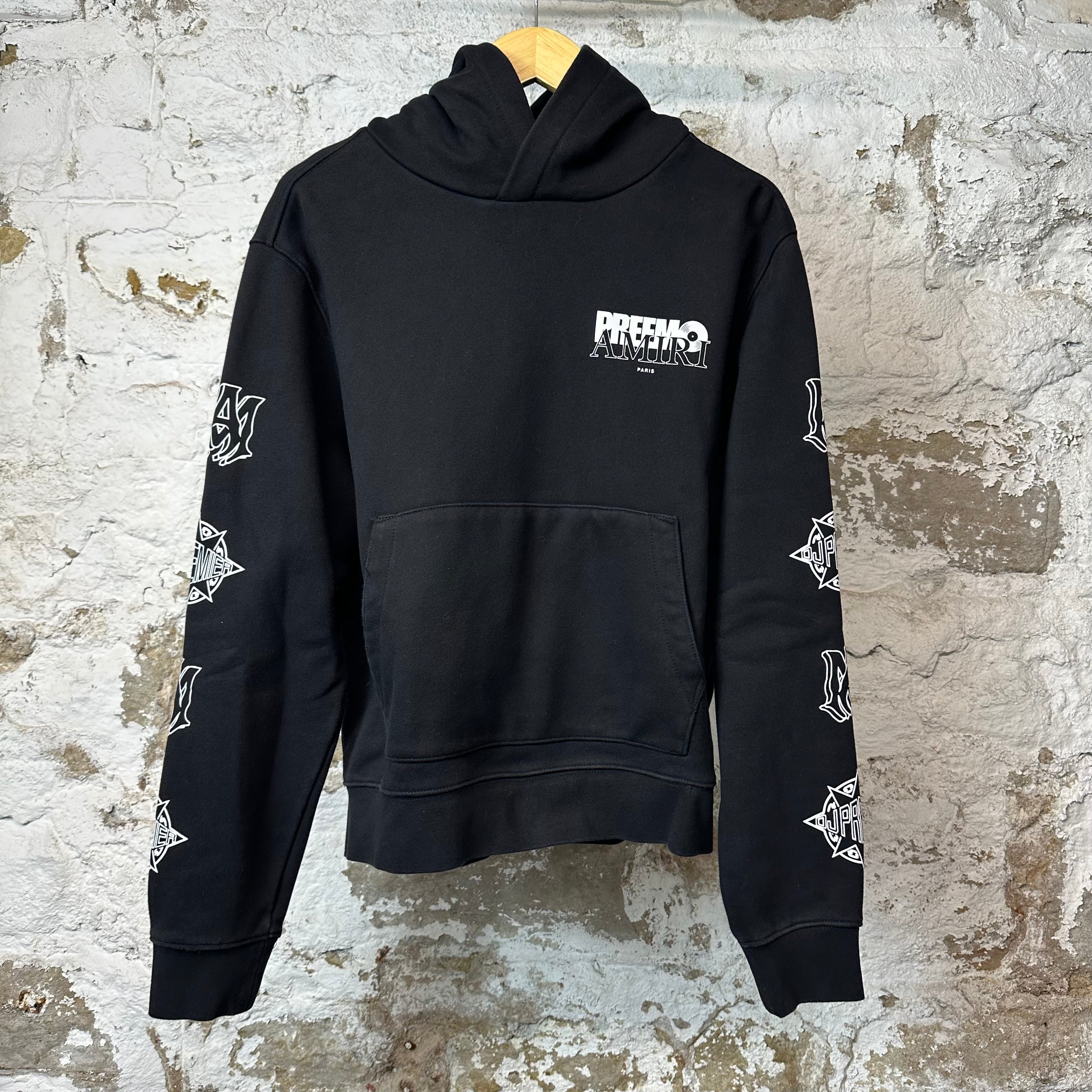 Amiri Preemo Records Hoodie Black Sz M