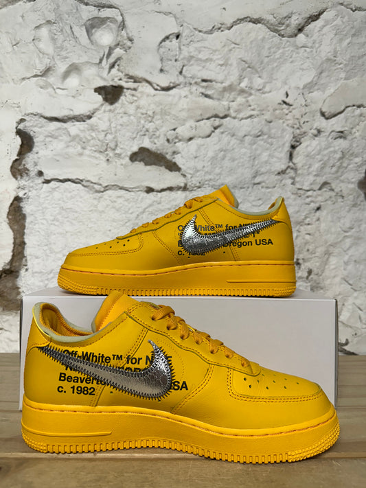 Nike Air Force 1 Low Off-White Lemonade ICA Sz 7 DS