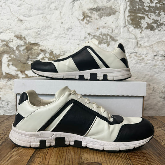 Gucci INterlocking GG Black White Sneaker Sz 8