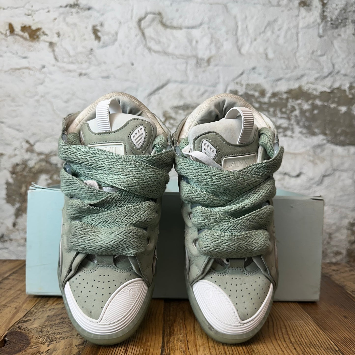Lanvin Curb Cool Green Sneaker Sz 6.5 (39)