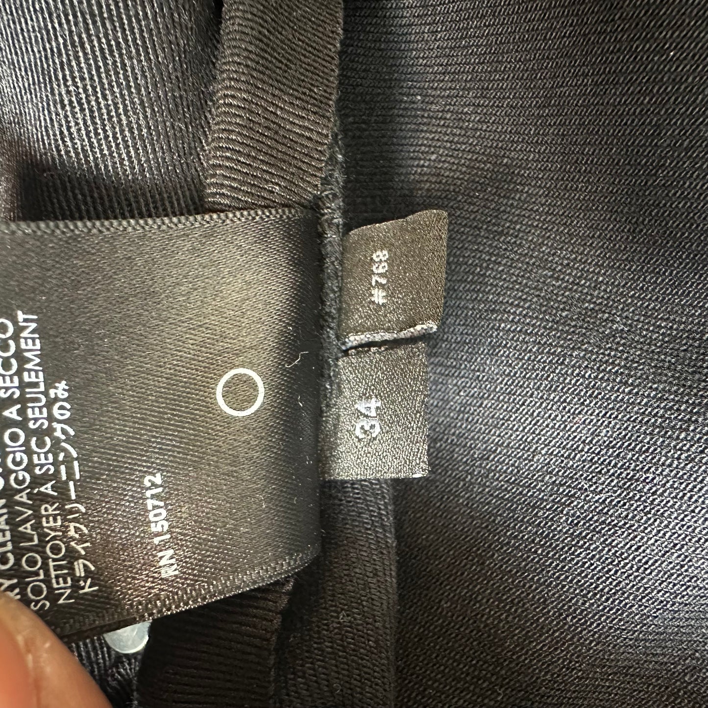 Amiri Old English Spell Black Denim Jeans Sz 34