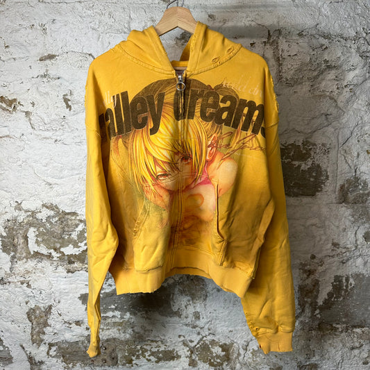 Vale Gold Rush Zip Up Yellow Hoodie