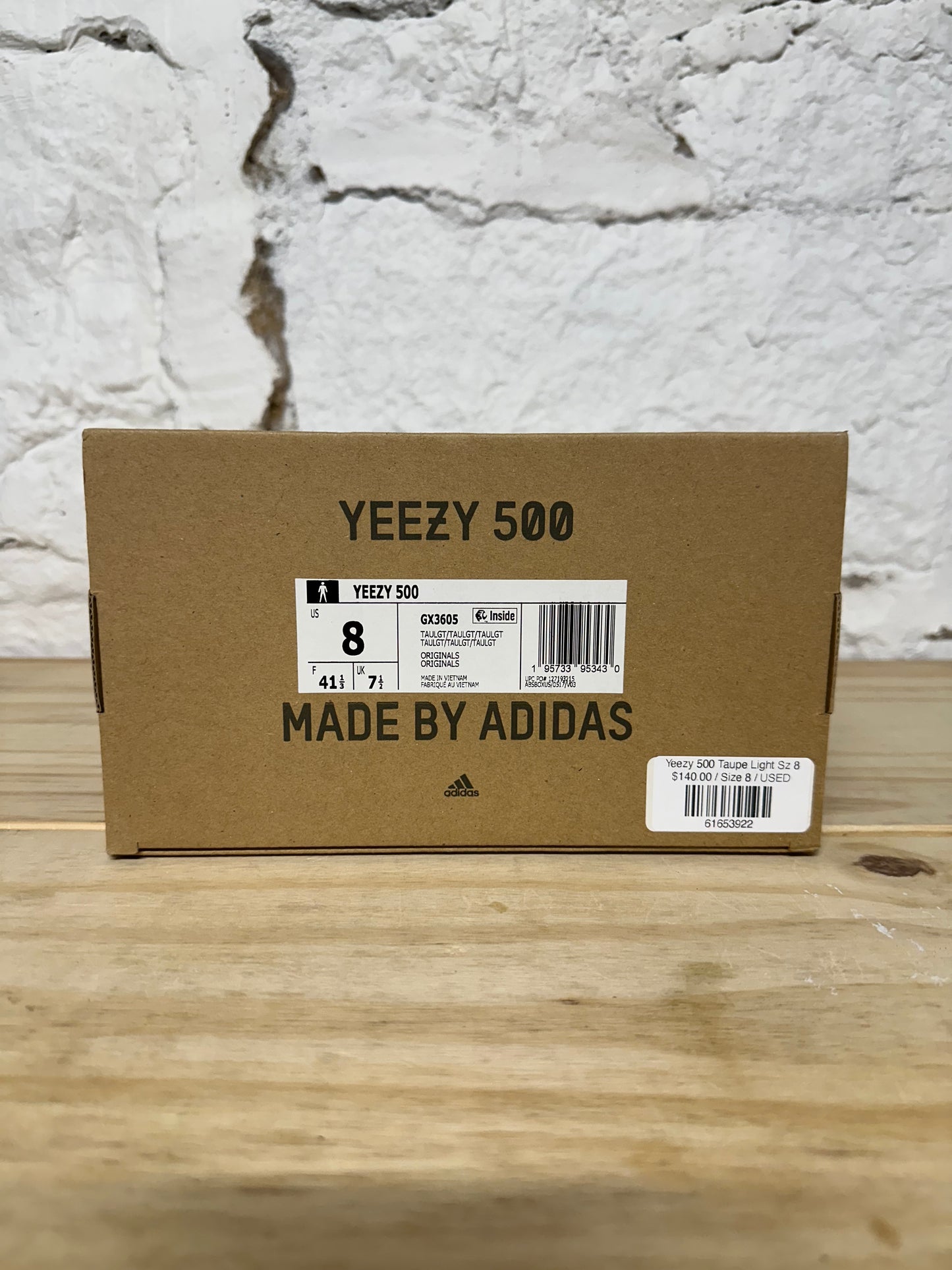 Yeezy 500 Taupe Light Sz 8