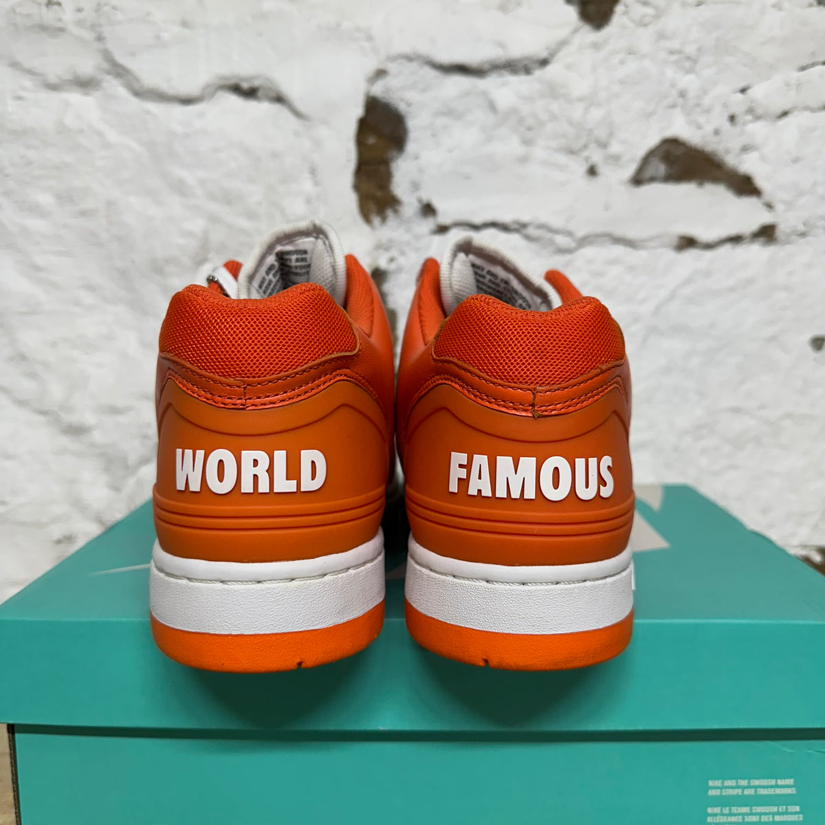 Nike SB Supreme Air Force 2 Low Orange Sz 10.5