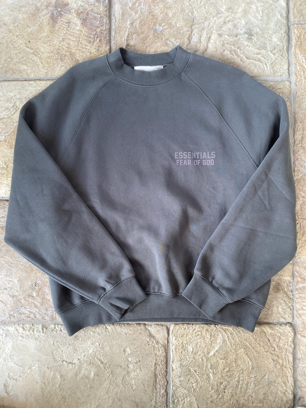 Fear of God Essentials Brown Crewneck Sz S DS