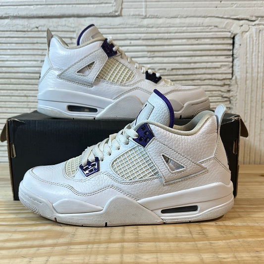 Air Jordan 4 Purple Metallic Sz 6Y
