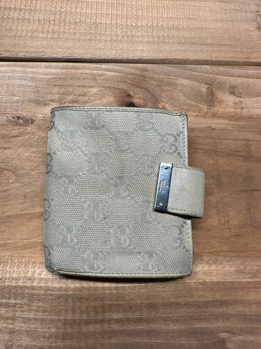 Gucci Monogram Canvas Compact Wallet