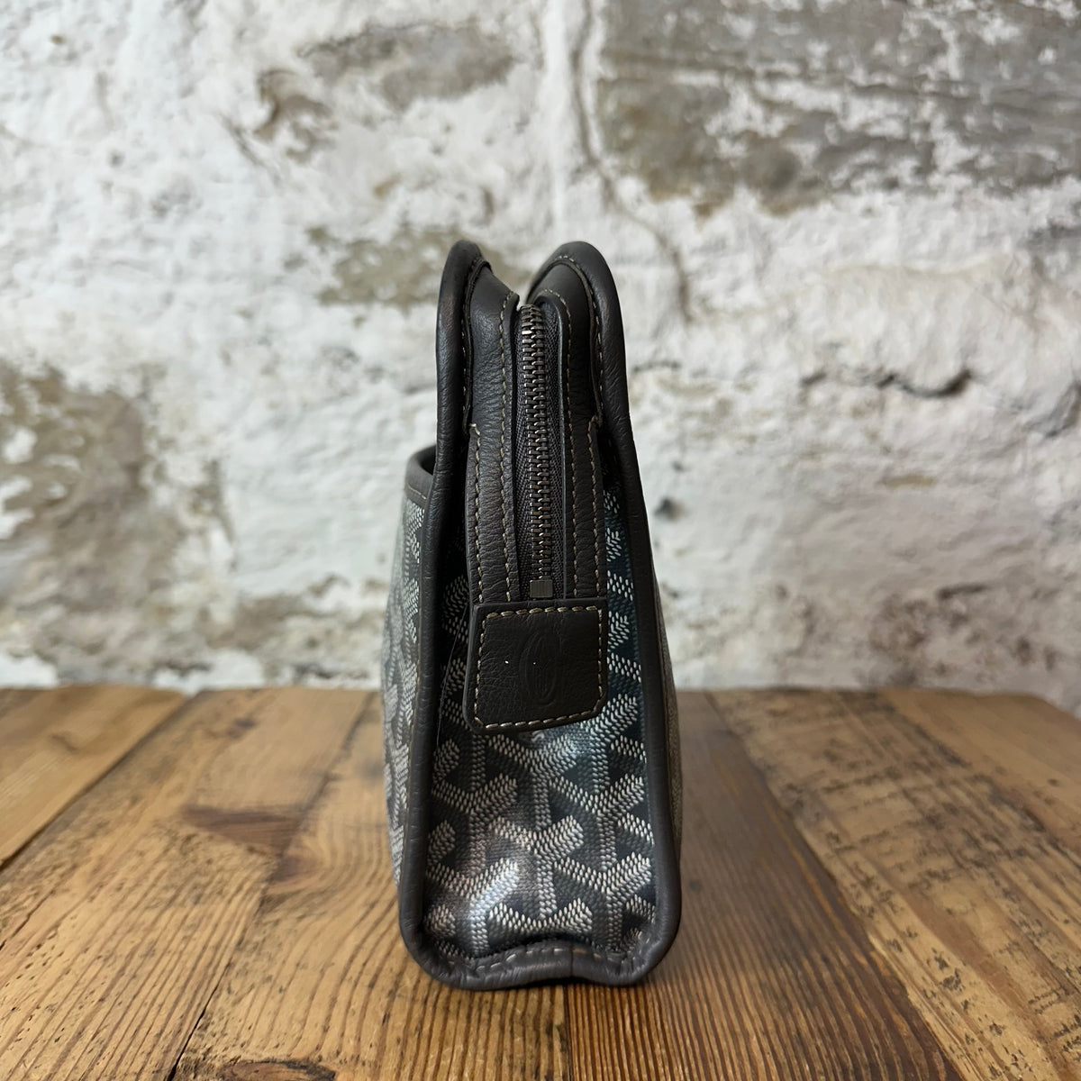 Goyard Jouvence Grey Monogram Toiletry Bag
