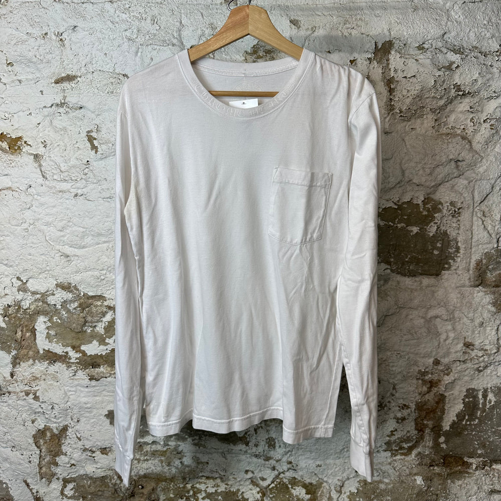 Chrome Hearts White Neck Spell White Long Sleeve Sz M