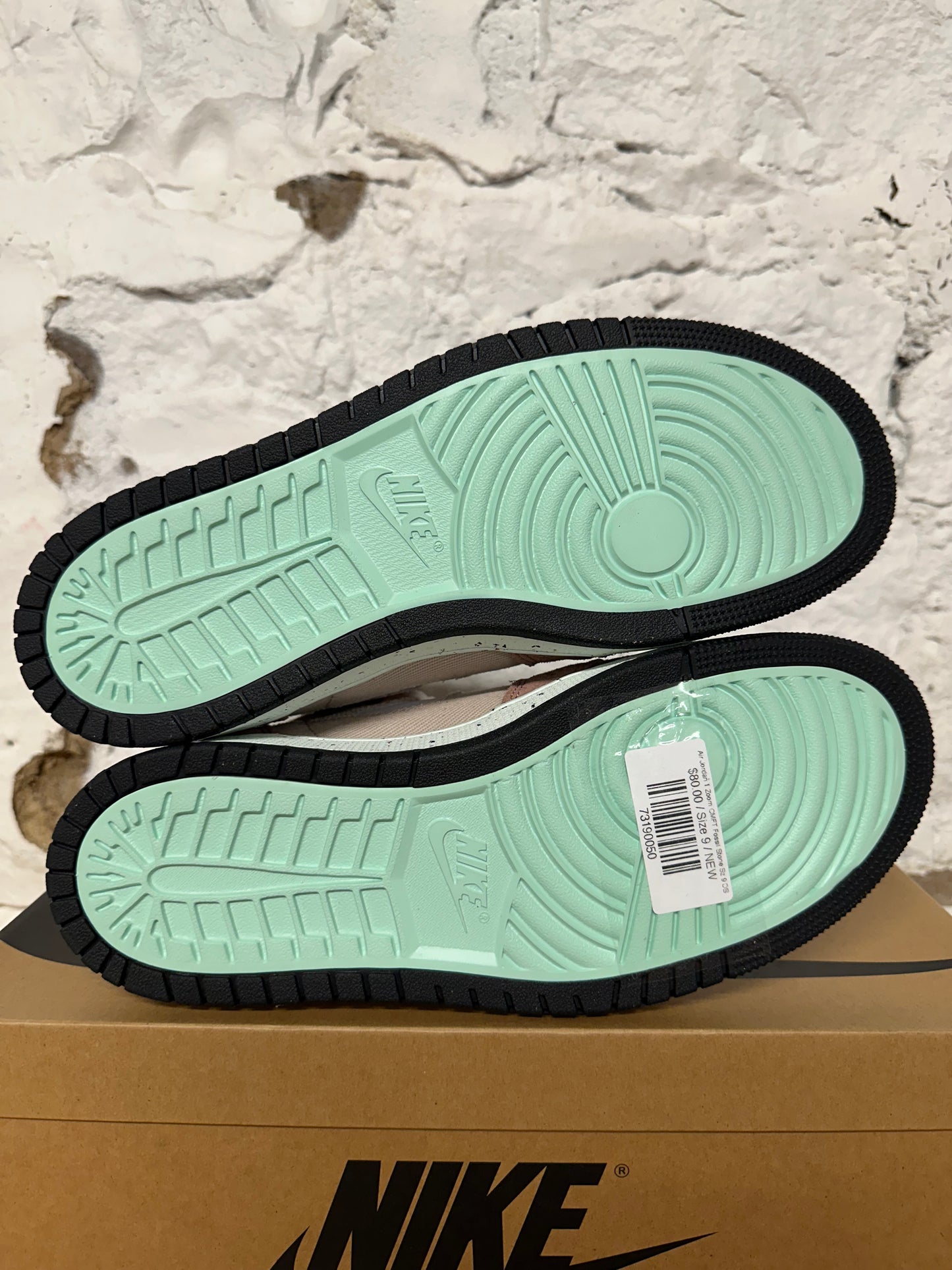 Air Jordan 1 High Zoom CMFT Fossil Stone Sz 9 DS