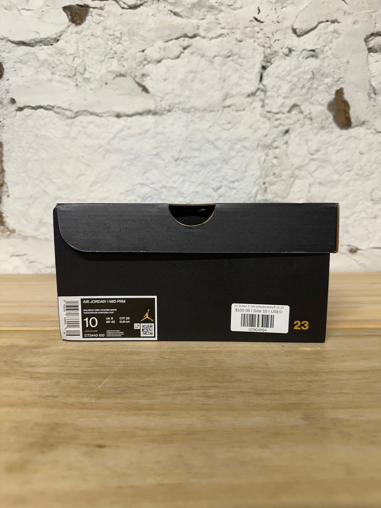 Air Jordan 1 Mid Sneakersnstuff Sz 10