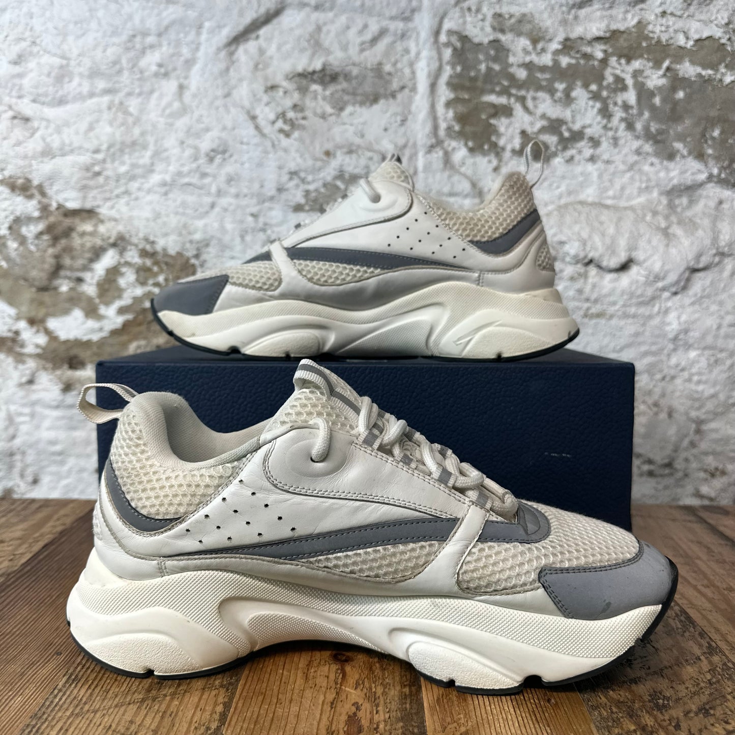 Dior B22 White Gray Sneaker Sz 10 (43)