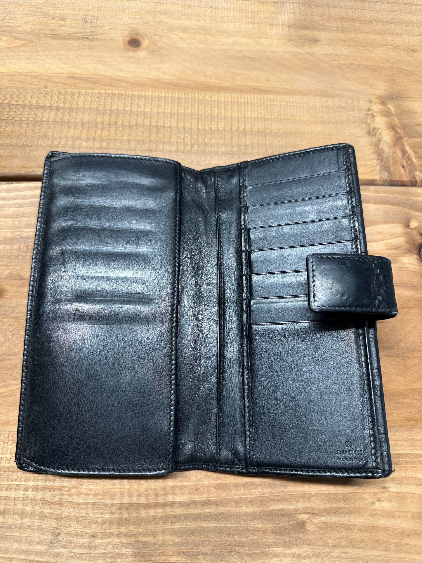 Gucci Leather Long Wallet