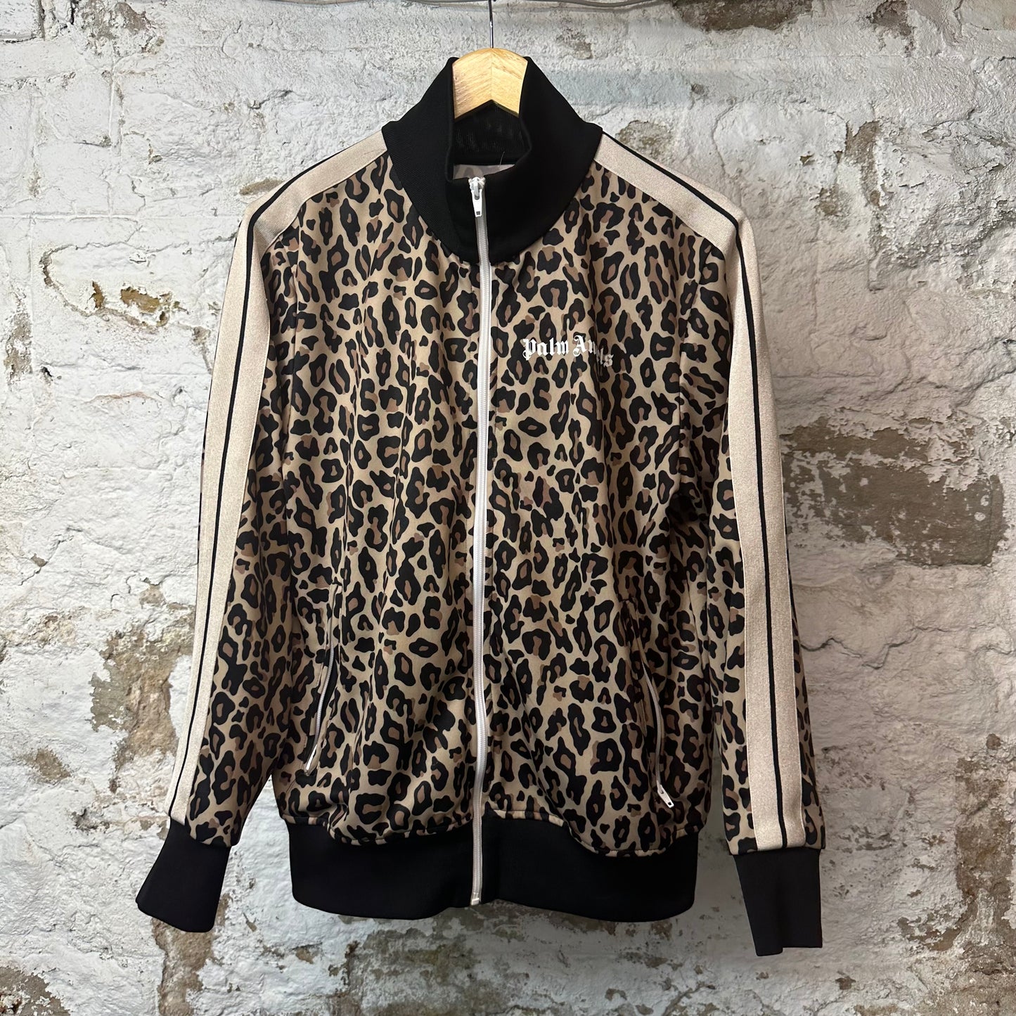 Palm Angels Cheetah Print Track Jacket Sz L
