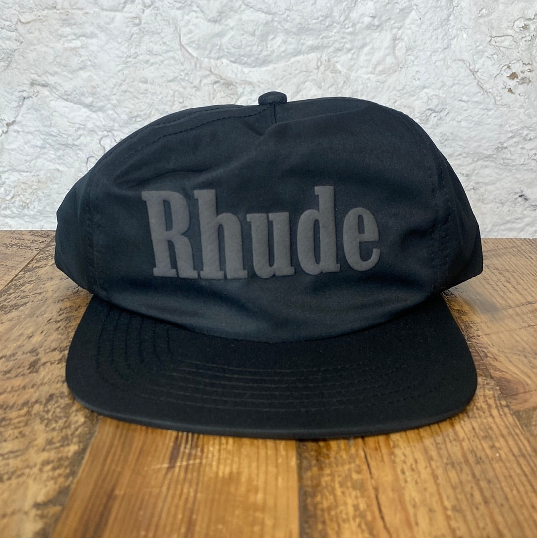 Rhude Black Spellout Hat DS – The Gallery Online