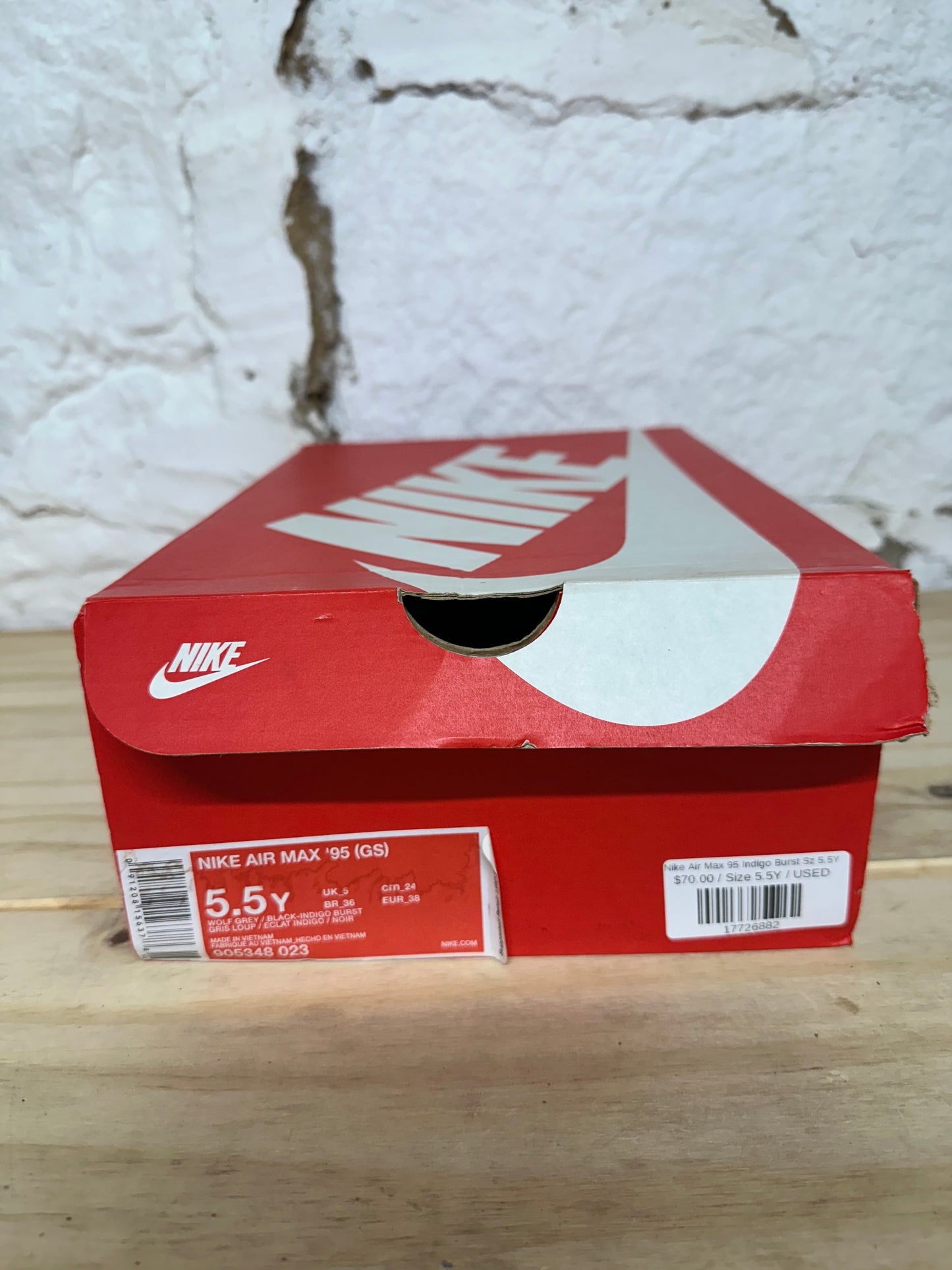 Nike Air Max 95 Indigo Burst Sz 5.5Y