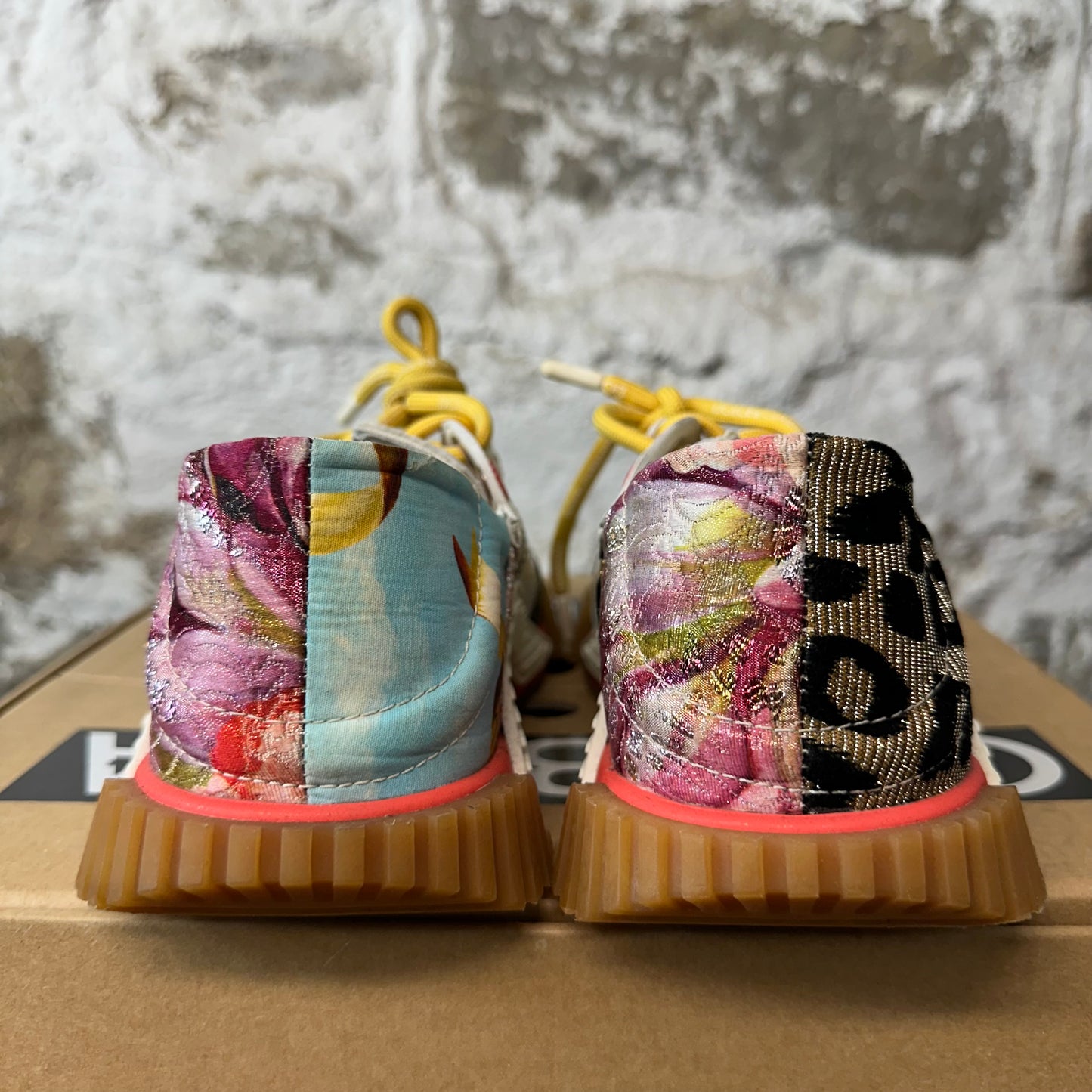 Dolce Gabbana Multicolor Patchwork NS1 Sneaker Sz 5 (37)