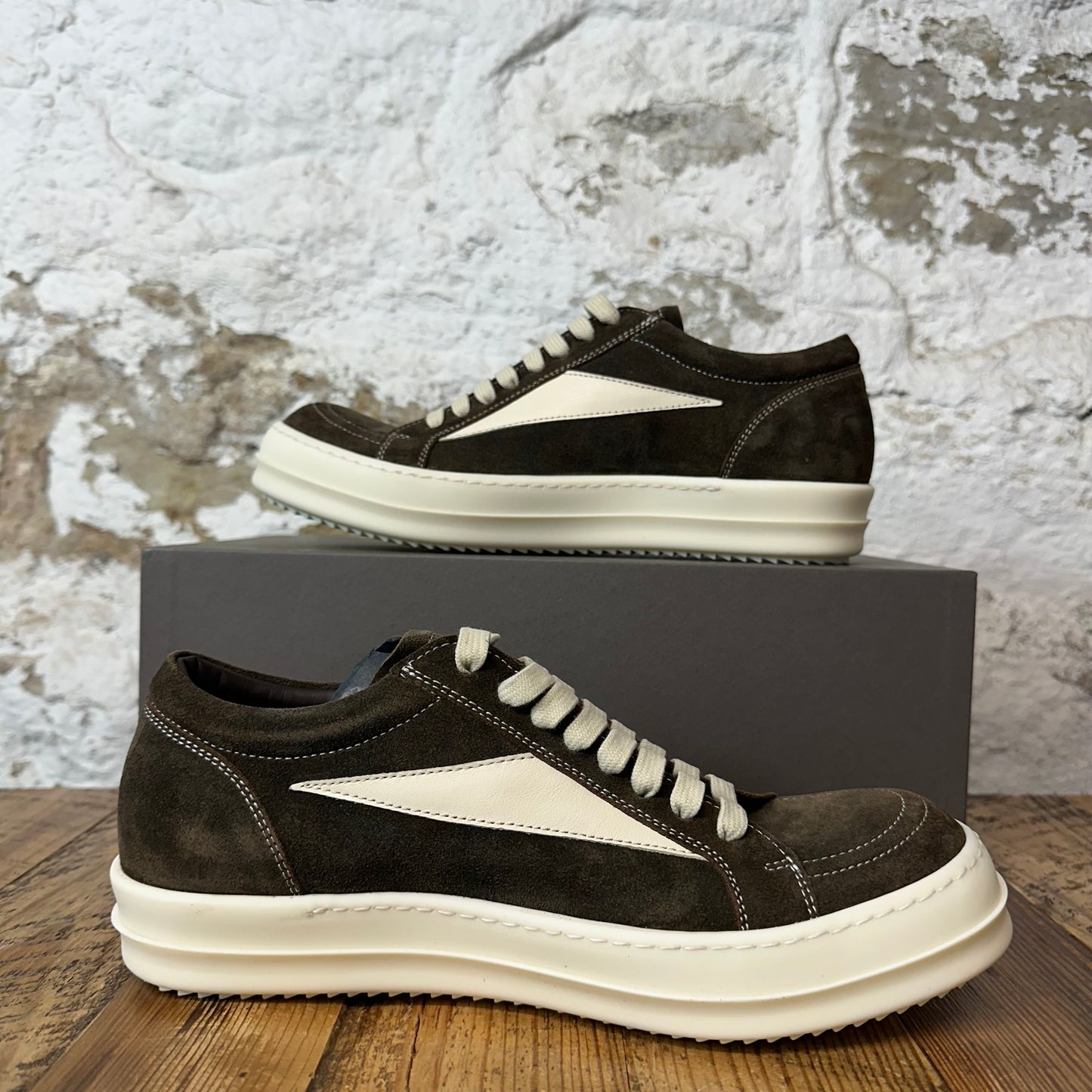 Rick Owens Vintage Indigo Milk Sneaker