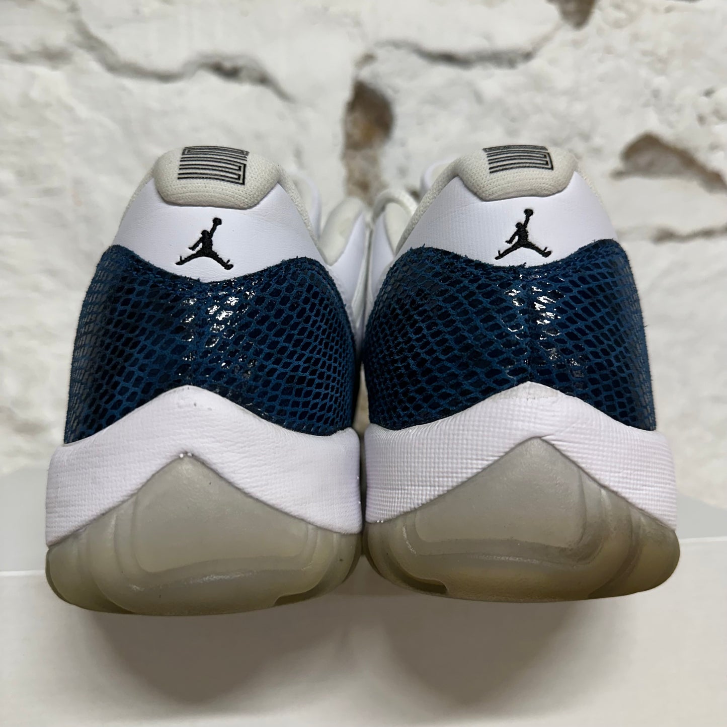 Air Jordan 11 Low Navy Snakeskin Sz 12