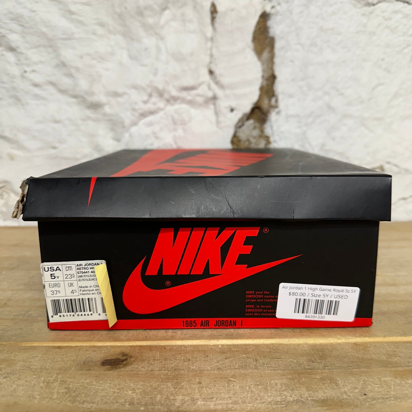 Air Jordan 1 High Game Royal Sz 5Y
