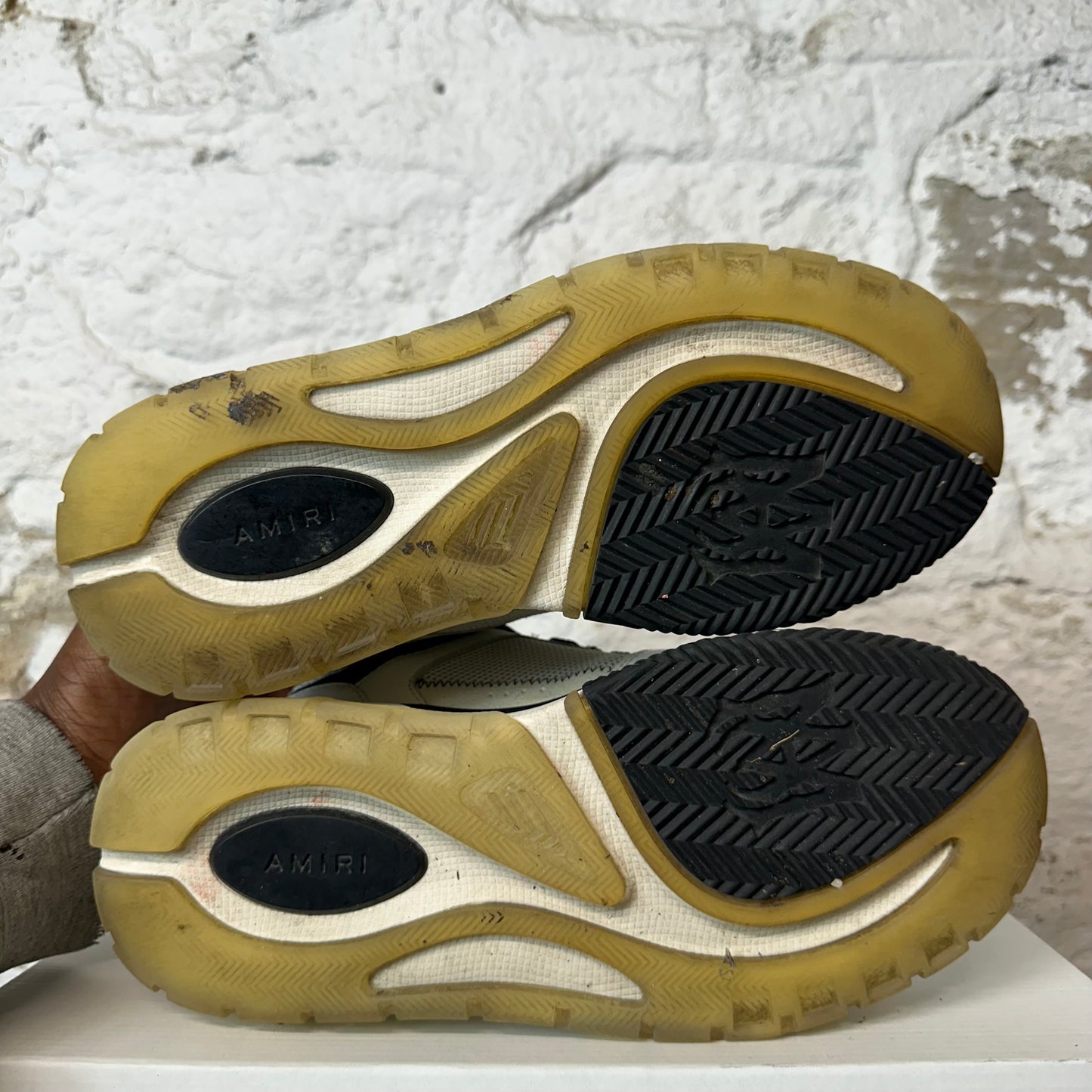 Amiri MA-1 Black White Cream Sneaker Sz 7 (40)