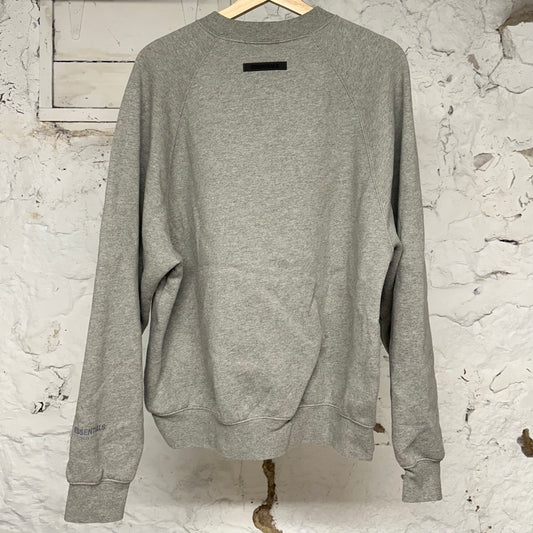 Fear of God Essentials Dark Oatmeal Crewneck Sz S