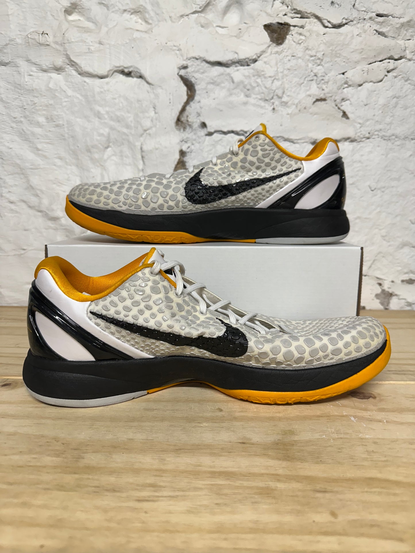 Nike Kobe 6 Protro White Del Sol Sz 15