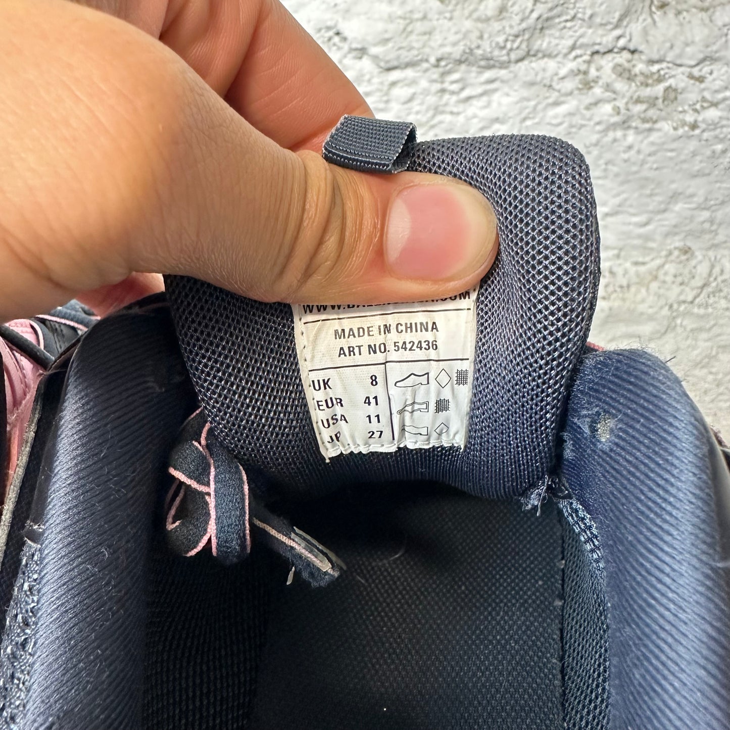 Balenciaga Track Runner Pink Navy Gray Sz 8 (41) No Box