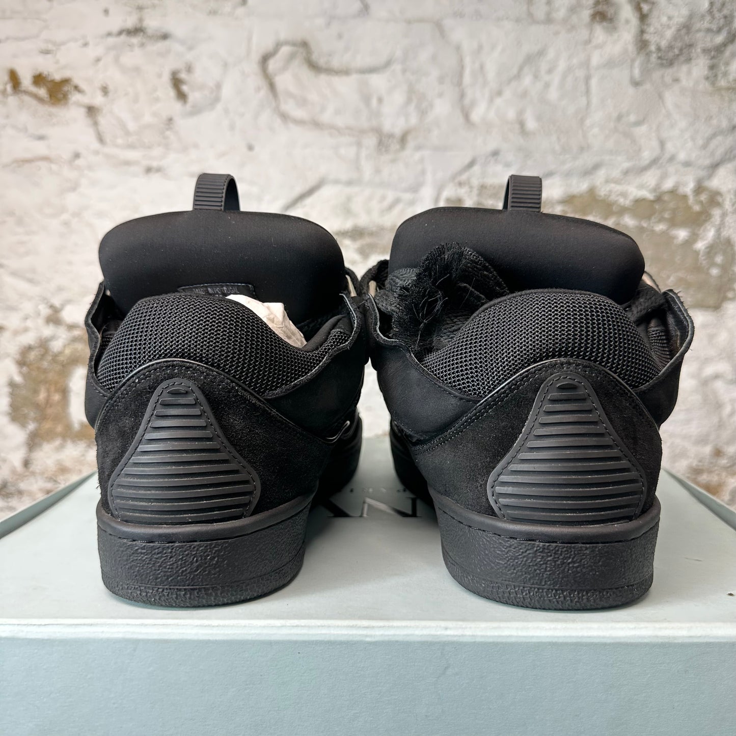 Lanvin Curb Triple Black Sneaker Sz 10 (43)