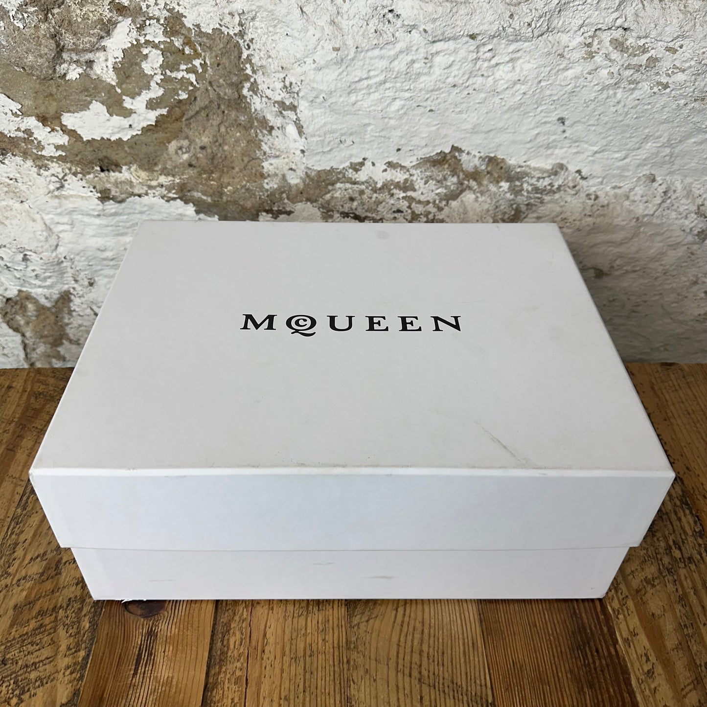 Alexander Mcqueen Brown Suede Tab White Sneaker Sz 7 (40)