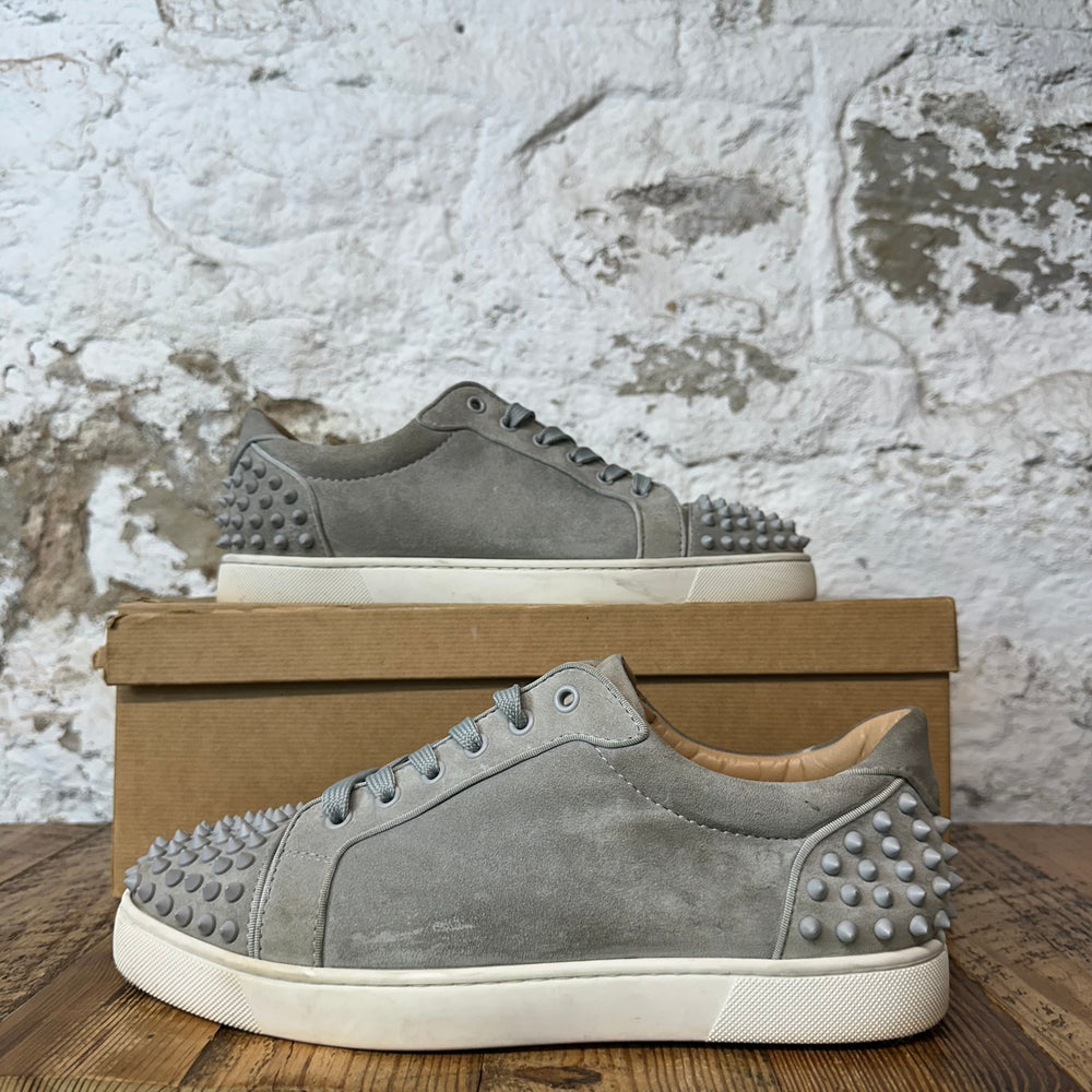 Christian Louboutin Grey Suede Spike Sneaker Sz 8.5 (41.5)